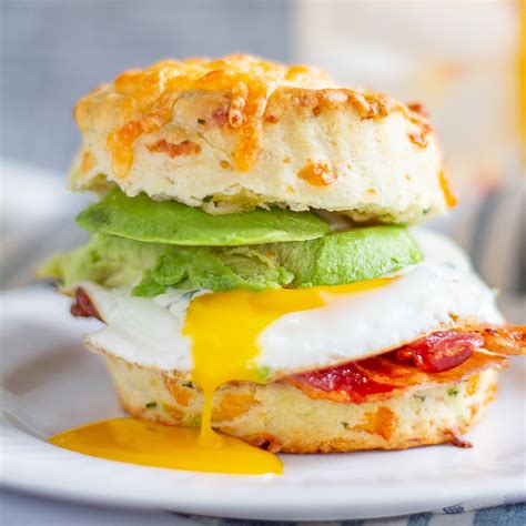breakfast sandwich biscuit  egg sandwich thekittchen
