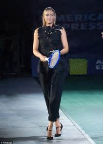 Maria Sharapova Plays Tennis In High Heels At 2015