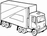 Truck Coloring Pages Kids Printable Print sketch template