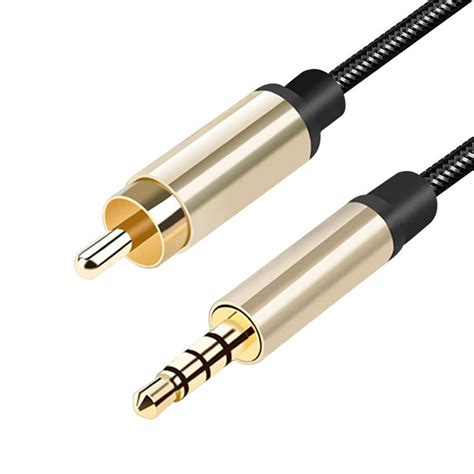 besufy audio cablem rca  aux mm jack coaxial audio connector