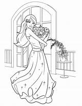 Barbie Coloring Pages Printable Colouring Kids Princess sketch template
