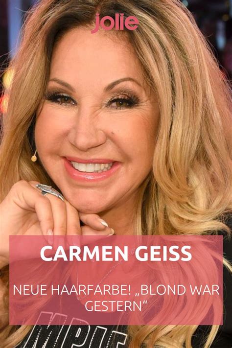 Carmen Geiss Hat Sich Von Ihrer Alten Haarfarbe Verabschiedet Und Sorgt
