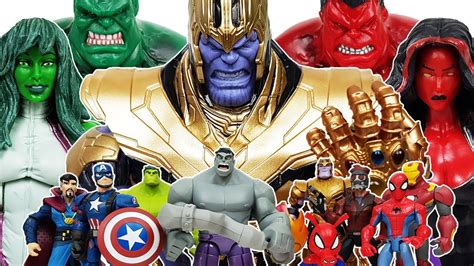 Gray Hulk Vs Thanos Battle Avengers Go~ Thor Spider Man