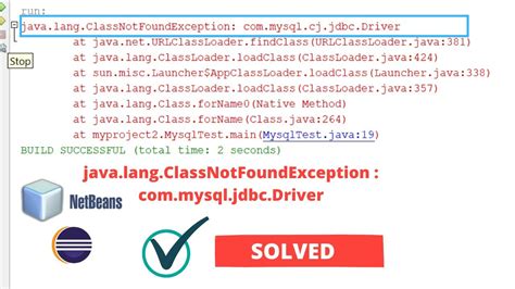 java lang classnotfoundexception mysql jdbc driver solved hot sex picture