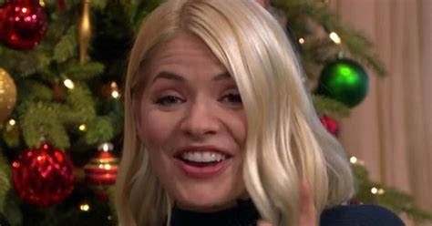 This Morning Holly Willoughby Red Faced At Racy Sex Jibe