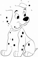 Dot Dog Kids Pages Template Coloring Printable sketch template