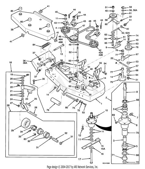 scag sw ka   parts diagram   cutter deck