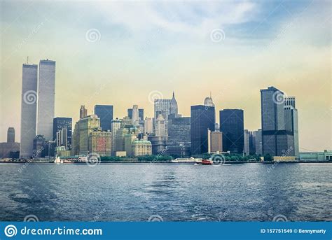 Twin Towers New York Stock Image Image Of Scene