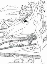 Coloring Country Pages Scenes Flags Western Adults Sheets Printable Horse Colouring Adult Color Dover Publications Book Getcolorings Kids Life Doverpublications sketch template