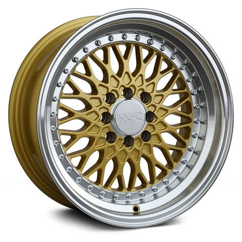 xxr  wheels gold  machined lip rims