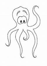 Sea Octopus Coloring Pages Color Hellokids Print Animal Animals Online Ocean sketch template
