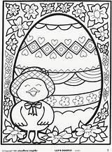 Coloring Pages Easter Doodle Spring Printable Book Egg Let Print Sheets Kids Educational Colouring Color Insights Adult Lets Chick Håndverk sketch template