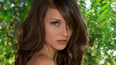 1920x1080 Brunette Face Eyes Wallpaper  Coolwallpapers Me