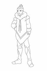 Sokka Coloring Pages Avatar Airbender Last Wrapped Warm Printable sketch template