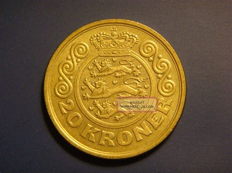 denmark  kroner  coin margrethe ii