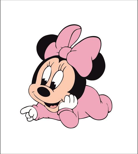 baby mickey  minnie mouse logo svgprinted