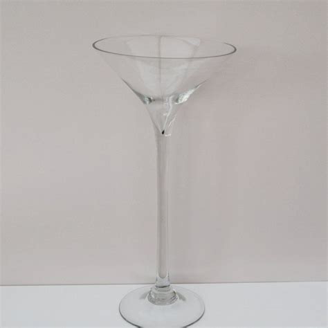 Jumbo Martini Glass Vase Centerpiece 20 Inch 4 Count Glass Vases