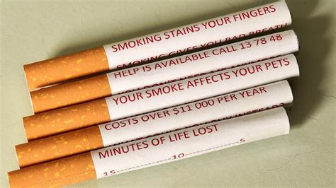 James Cook University Research Cigarette Stick Warnings Could Soon Be