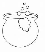 Cauldron Template Cliparts Coloring sketch template