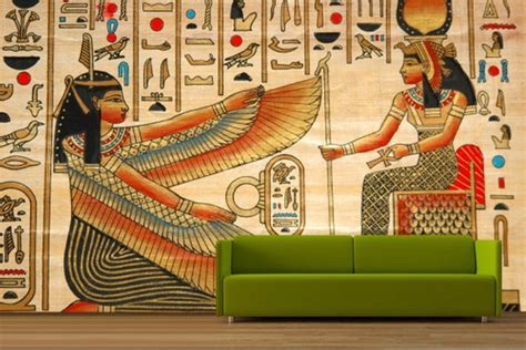 [49 ] Egyptian Murals Wallpaper On Wallpapersafari