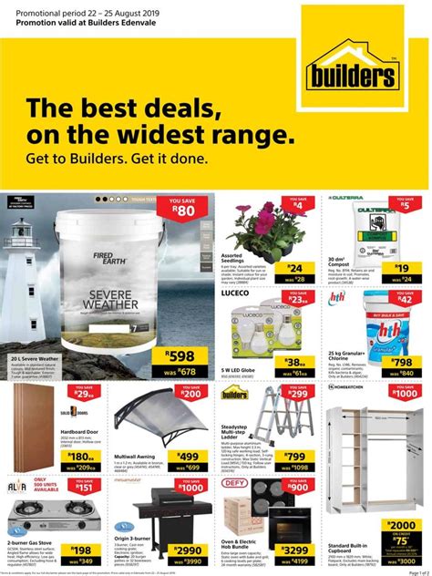 builders warehouse current catalogue