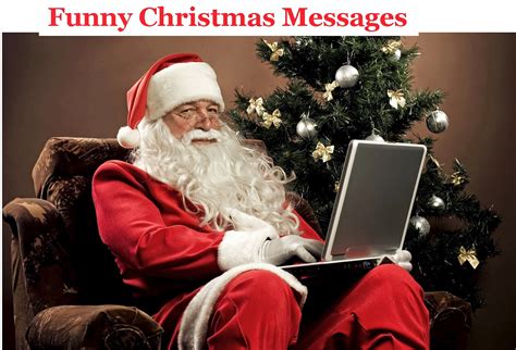 funny christmassanta claus messages   xmas