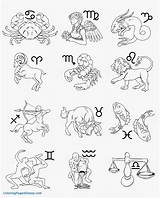 Gemini Coloring Pages Zodiac Getcolorings Sign Printable Color Signs sketch template