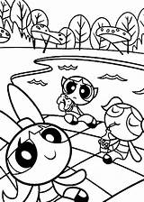 Coloring Powerpuff Superpoderosas Enojadas sketch template