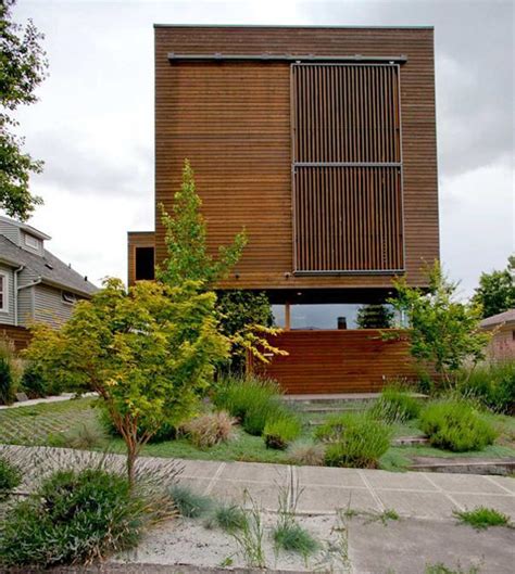 modern house design  warm wooden interiors  modernist feel