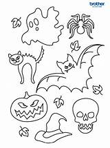 Halloween Coloring Colouring Pages Printable Template Unlock Now sketch template
