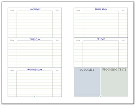 weekly plannercalendar template    word excel