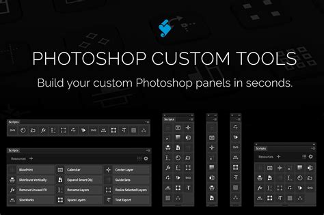photoshop custom tools build   custom photoshop panels