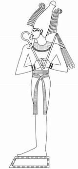 Osiride Egizie Egypte Osiris Divinita Stampare Coloriages Egizia Orisis sketch template