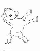 Foal Preschoolers sketch template