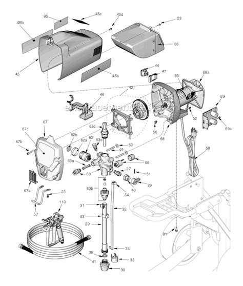 graco  parts list  diagram pro  ereplacementpartscom