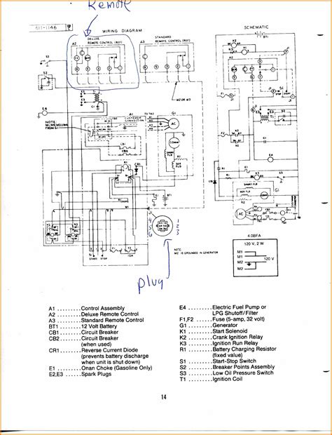 onan rv generator wiring diagram printable form templates  letter