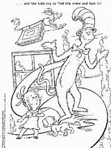 Seuss Cartola Dokter Everfreecoloring Kleurplaten sketch template