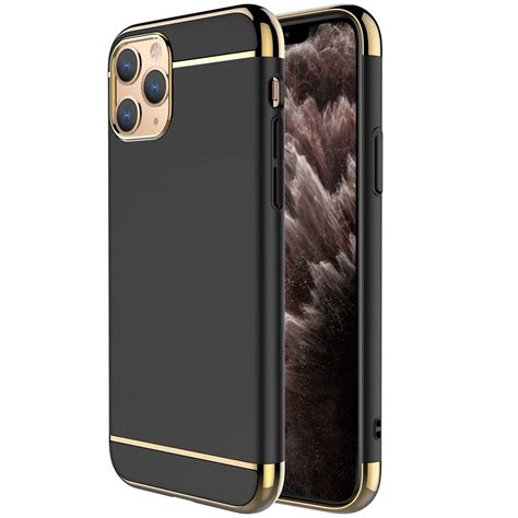 iphone  pro case ultra thin slim hard case  slip matte surface black gold ebay