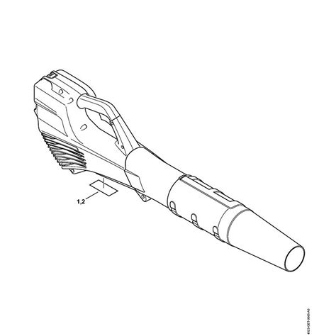 stihl bga  cordless blower bga  parts diagram  serial number