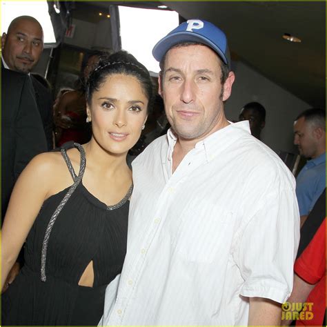 Adam Sandler And Salma Hayek Grown Ups 2 Nyc Premiere