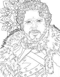 unofficial game  thrones coloring book  adults preview page