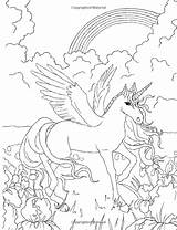 Coloring Selina Fenech Mythical Unicorn Pages Books Artist Cloudfront Fantasy Color Cute sketch template
