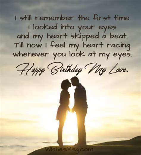 Romantic Birthday Messages For Husband Romantic Words