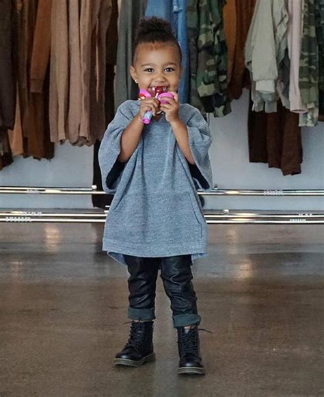 kim kardashian s firstborn north west joins the big sister
