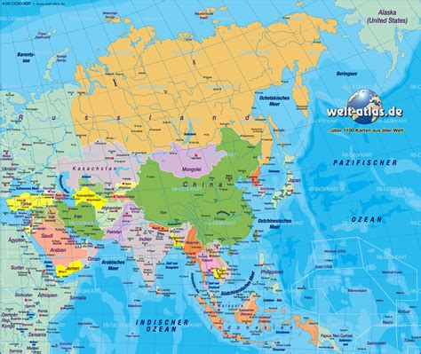 karte von asien weltkarte politisch asien weltkarte politisch