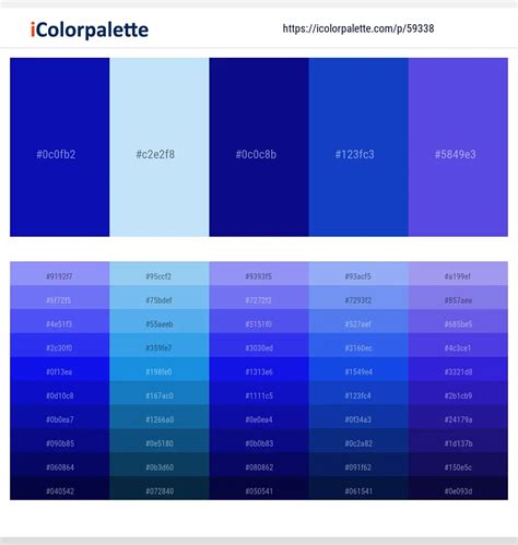 blue color palette combinations warehouse  ideas