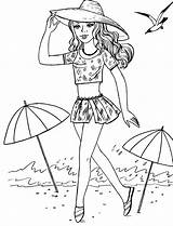 Coloring Pages Girl Fashion Printable sketch template