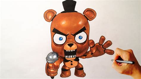 How To Draw Freddy From Five Nights At Freddy S Fnaf