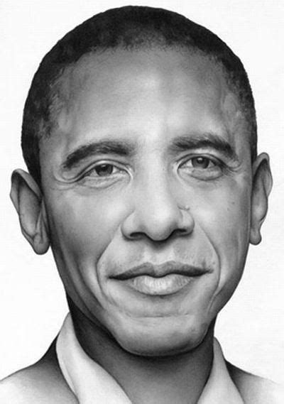 president barack obamaridiculously detailed pencil drawings