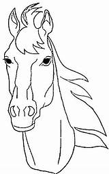 Horse Coloring Head Pages Getdrawings Print sketch template